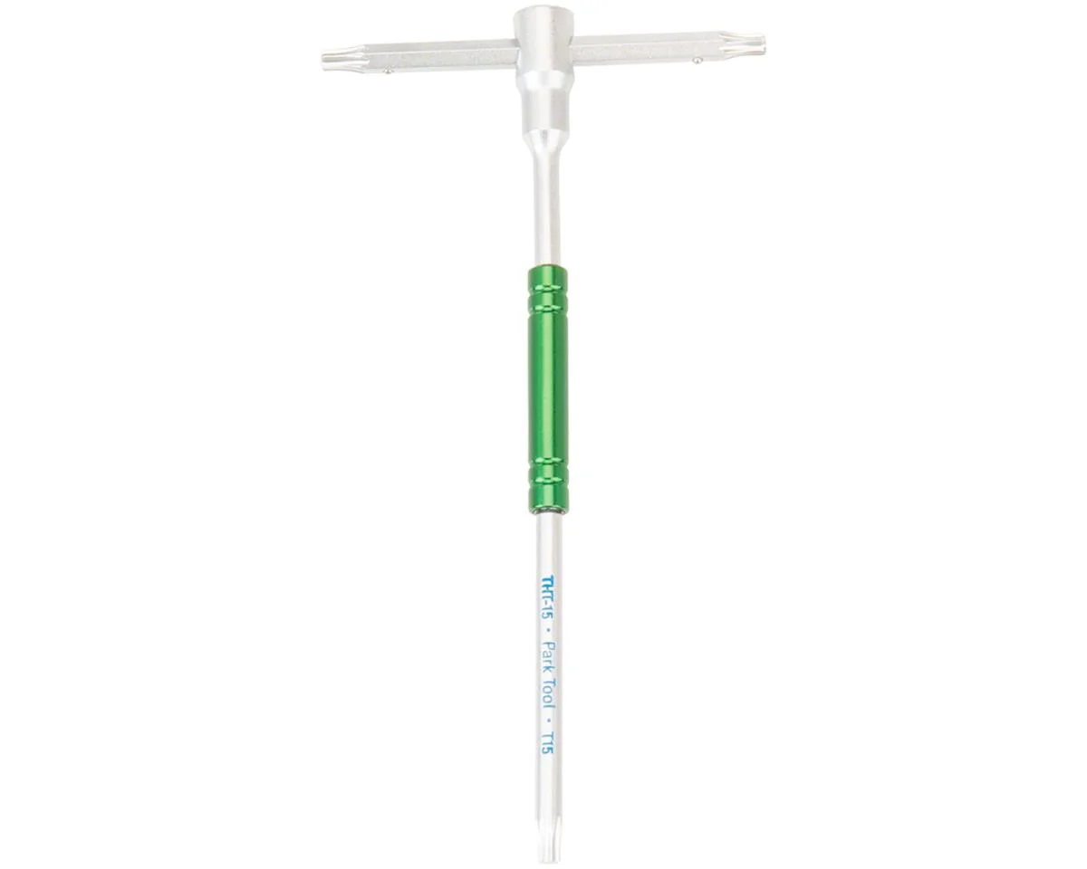 Park Tool Sliding T-Handle Torx Wrenches (Silver/Green) (T15)